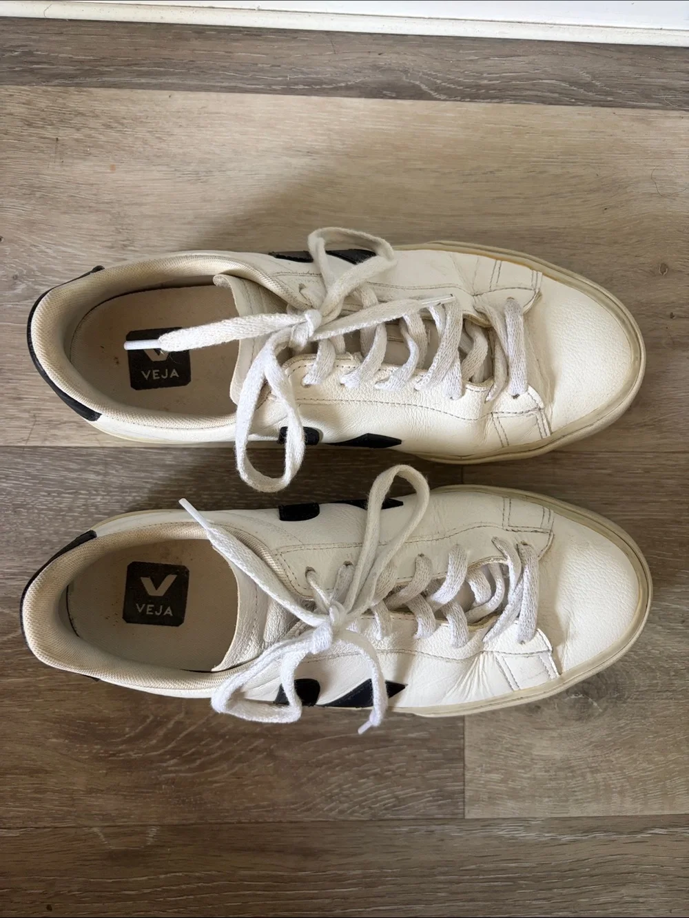 Veja Campo Black And White Sneakers